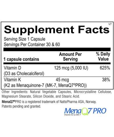 Ortho Molecular Products - Vitamin K2 with D3 Capsules - Buy Online on GoSupps.com