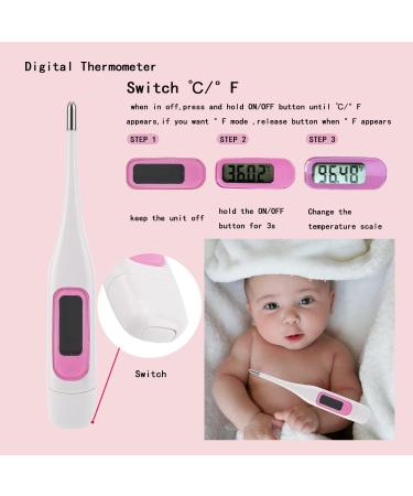 8-Piece Pink Baby Grooming Kit for Newborns - Bath Brush, Hair Brush, Nail Clippers, Nail File, Scissors, Ear Cleaner - Baby Essentials and Shower Gift for Girls - Buy Online on GoSupps.com