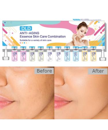 Hyaluronic Acid Serum Ampoule Set for Microneedling - 10 Vials (5ml) | Best Spa Treatment for Glowing Skin - Buy Online on GoSupps.com