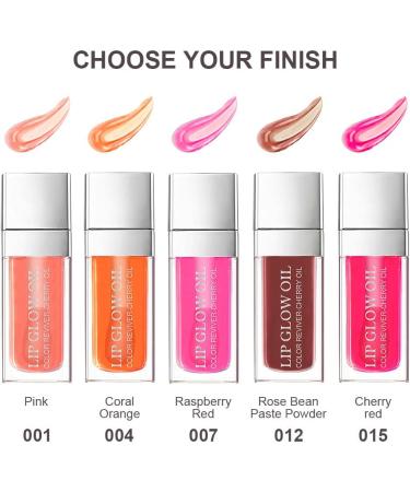 AOOWU Tinted Plumping Lip Oil - Cherry Red | Long Lasting Hydrating Lip Gloss for Women - Buy Online on GoSupps.com