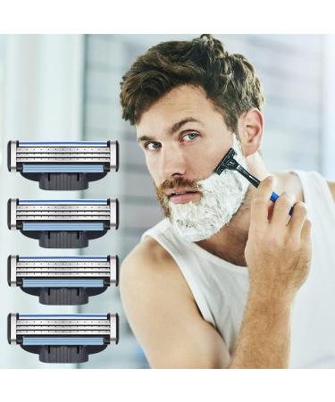 20 Replacement Blades for Men's Wet Razors | High-Quality Refill for 3-Blade Systems | Perfect for Barbers & Beard Care - Buy Online on GoSupps.com
