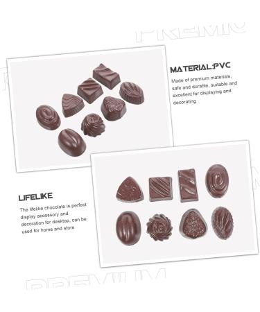 ifundom 32 Pcs Simulation Chocolate Home Decor Artificial Chocolate Dessert for Display Realistic Dessert Multi-function Chocolate Decor Children Accessory Multi-function Children Toy 3d - Buy Online on GoSupps.com