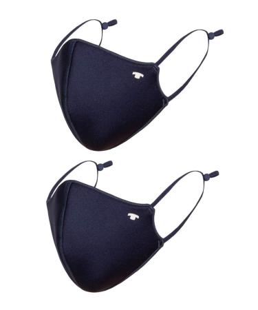 TOM TAILOR Men's doublepack community face mask 1026634 Sky Captain Blue ONESIZE