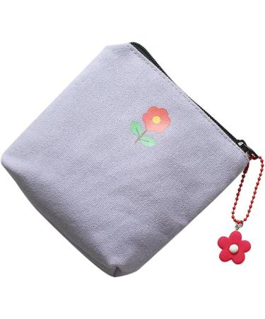 Fomiyes Lipstick Bag - Stylish Portable Storage for Women & Teens | Perfect for Period Essentials & Makeup - Purple Zipper Pouch - Buy Online on GoSupps.com