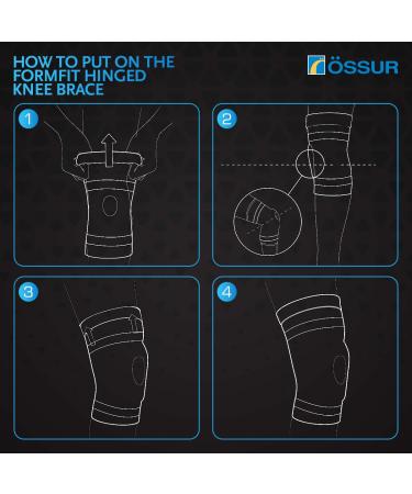  ssur Form Fit Knee Hinged Wrap - Advanced Pain Relief & Injury Recovery - Maximum Stability & Comfort (Large - Buy Online on GoSupps.com