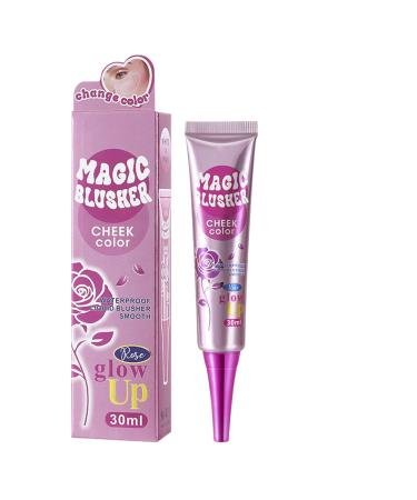 Generisch Color-changing blush: cream-based cosmetic waterproof smudge-proof soft natural shimmer effect cheek tint gentle and skin-friendly makeup