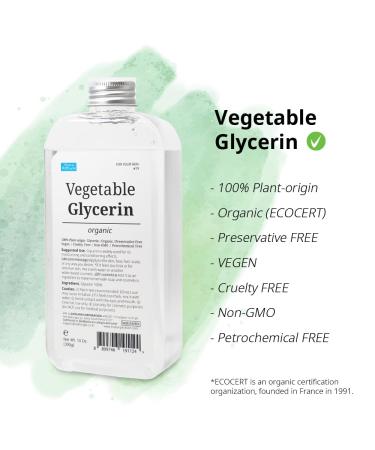 Buy Organic Vegetable Glycerin 10 oz - Forest of the Borges S | Moisturizer for Skin & Scalp | Ideal for DIY Cosmetics - Buy Online on GoSupps.com
