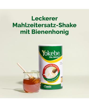YOKEBE Classic Diet Shake & Abbey Beauty Collagen Set - 500g Meal Support & 10 Collagen Ampoules for Weight Loss & Beauty - High-Quality Protein & 5g Collagen Peptides - Buy Online on GoSupps.com