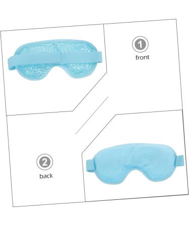 Beavorty 1pc Cold Compress Hot Compress Eye Mask Cooling Patch Eye Mask Eye Shades for Sleep Cooling Eye Compress Eye Pad Heat Eye Ice Eye Hot and Cold Compress Travel Ice Bag Blue 20X10X1CM - Buy Online on GoSupps.com