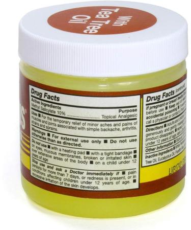 Germa Manteca Ubre Plus. Natural Topical Analgesic Ointment. Fast Relief for Minor Aches Pains and Strains. Yellow. 3 oz. Pack of 6 - Buy Online on GoSupps.com