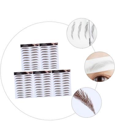 NOLITOY 15 Pcs Eyebrow Stickers Eyebrow Transfer Tattoos False Eyebrows Cosmetics Water Proof Post Paper 3d - Buy Online on GoSupps.com