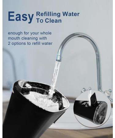 MySmile Water Dental Flosser - Cordless Oral Irrigator with 5 Cleaning Modes | 4 Replaceable Jet Tips | USB Rechargeable | IPX7 Waterproof - Teeth Cleaning Tool with PU Bag - Buy Online on GoSupps.com