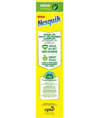 Nestl Nesquik Breakfast Cereal 500g Pack - Pack of 4 - Buy Online on GoSupps.com