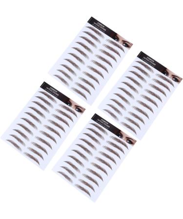 FOMIYES 16 Pcs Eyebrow Stickers Eyebrow Shaping Template 6d Hair- Eyebrows Stickers Eyebrow Stencils Bionic - Buy Online on GoSupps.com