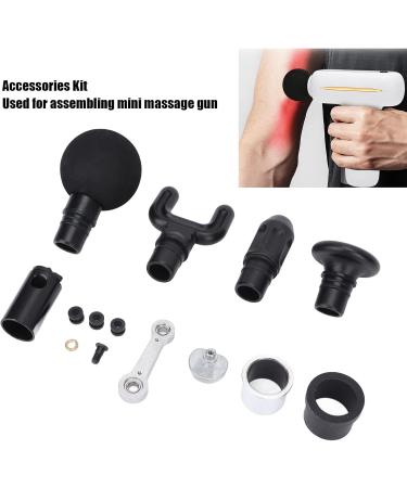 High Compatibility Massage Pistol Heads - Interchangeable Attachments & Silicone Parts for Muscle Relief - Buy Online on GoSupps.com