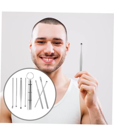 Stainless Steel Ear Cleaning Tool Set - 2 Sets of 7 Pieces, Spring Silver Ear Picking Spoon and Scraper - Healeved Ear Care Kit - Buy Online on GoSupps.com