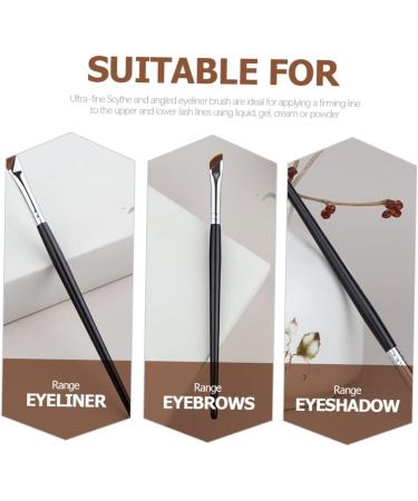 Healeved 6 Pcs Eyebrow Brush Fine Point Eyeliner Angled Eyeliner Brush Women Makeup Brush Artificial Fiber - Buy Online on GoSupps.com