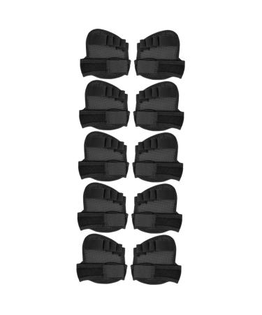 Gatuida 5 Pairs Forefoot Pad Foot Sleeve Pads Durable Insole Pads Anti- Slip Metatarsal Sleeve Ball of Foot Pads Front Palm Pads Shoe Inserts Half-Size Foot Pads Eversion Toe Splitter Sbr