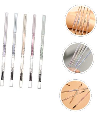 PLAFOPE 5pcs Ash Brown Eyebrow Pencil Brow Pencils Eyebrow Makeup Tools Thin Eyebrow Pencil Plastic - Buy Online on GoSupps.com