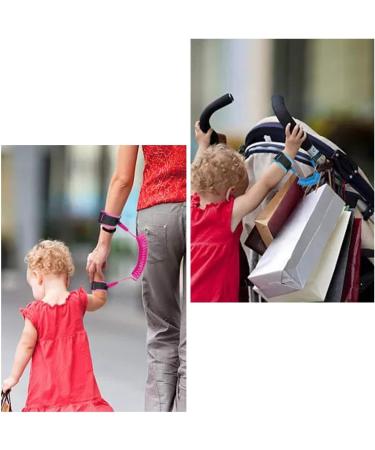 MOTTDAM 2 Pcs Anti Lost Wristband 1.5M Baby Safety Wrist Link Belt Walking Hand Belt Strap Leash Wire Rope for Child Toddler Kids Blue + Pink - Buy Online on GoSupps.com