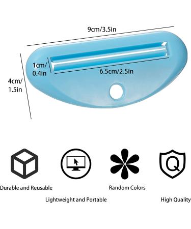 Kiniza 8 Pcs Toothpaste Tube Squeezer Dispenser | Tube Squeezer Holder for Toothpaste & More | Random Colors - Buy Online on GoSupps.com
