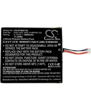 Buy HAC-A-BPHAT-C0 HAC-003 4600mAh Battery for HAC-S-JP/EU-C0 Switch HAC-001 - High Capacity & Compatible | International Shipping Available - Buy Online on GoSupps.com