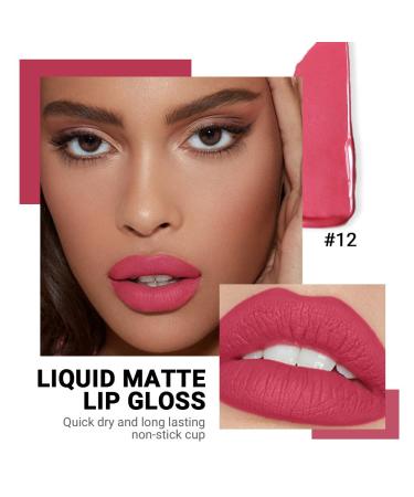 3Pcs Chestnut Plum Purple Dark Red Matte Liquid Lipstick Set - 24 Hour Long Lasting Smudge Proof Lip Stain for Women - Buy Online on GoSupps.com