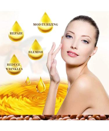 Buy Argan Oil Face Serum - Anti-Wrinkle Moisturizing & Blemish Repair - 80g International Shipping - Buy Online on GoSupps.com