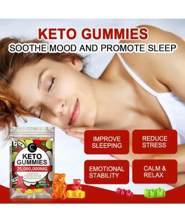 Keto Gummies for Weight Loss - 60 High Strength Enter Ketosis Gummy Bears - Buy Online on GoSupps.com