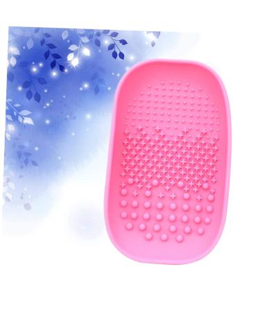 FRCOLOR 2 pcs Portable Makeup Brush Cleaner Bowl & Silicone Cleaning Mat - Pink Makeup Cleaning Tools - Buy Online on GoSupps.com