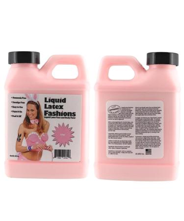 Pink Liquid Latex Body Paint - 8 Oz Odorless Easy Application for Cosplay & Monster Makeup - Buy Online on GoSupps.com