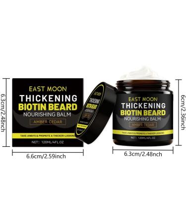 Beard Balm | Nourishing Moisturizing Cream - Scented Mustache-Strengthening Balm 120ml | For Dry Sensitive and Oily Skin Ideal for Travel Styling Home Weekends and - Buy Online on GoSupps.com
