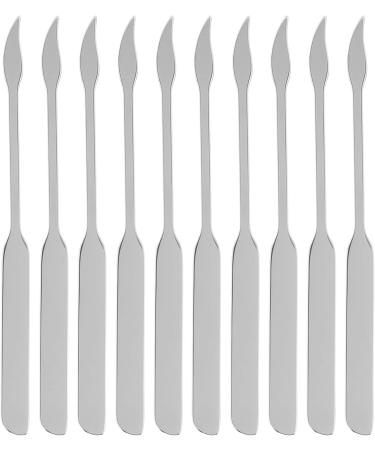 Jauarta 10PCS Makeup Spatula Tool Stainless Steel Double Ended Foundation Spatula for Makeup Accessories - Buy Online on GoSupps.com