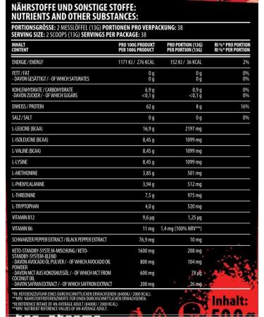 4YourGainz Bro EAA Keto-Blend Amino Acids - Vegan BCAA Bodybuilding 500g (Cherry Cola) - International Shipping Available - Buy Online on GoSupps.com