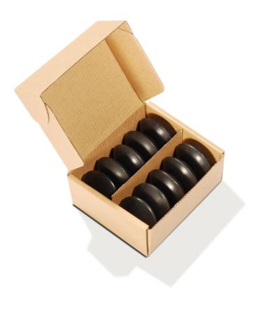 Master Massage Basalt Stone Maltese Shape for Hot Stone Massage 10 Pack