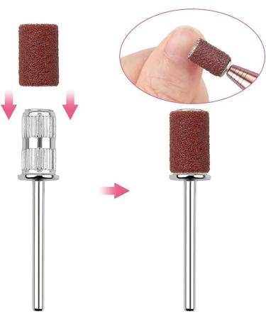 3 Pack Nail Grinding Bits Electric Manicure Set Manicure Pedicure Diamond Nail Bits Set Electric Manicure Set with Sanding Bands for Electric Nail Files Drill Machine - Buy Online on GoSupps.com