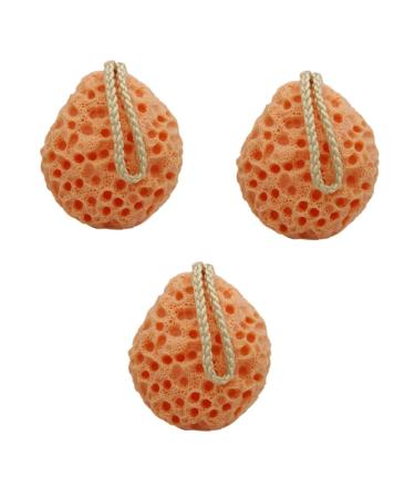 Balacoo 3pcs Dehyradator Exfoliator Face Wash Sponges Face Sponge Bath Sponge Scrubber Body Wash Natural Bathing Shower Sponge Body Cleansing Sponge Konjac Bath Ball Baby
