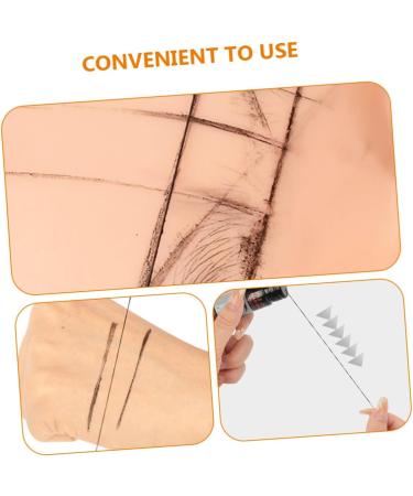 DOITOOL Eyebrow Tattoos Ruler Eyebrow Ink Black Line Eyebrow Microblading Ruler Portable Eyebrow Ruler String - Buy Online on GoSupps.com