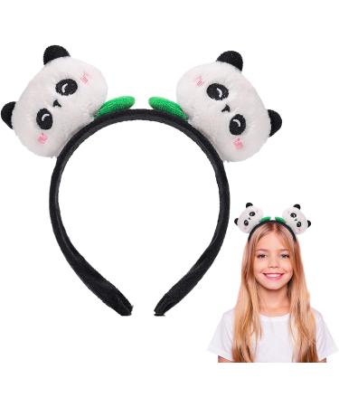 Animal Headbands Adorable Hairbands Cartoon Novelty Panda Hair Hoop Accessory Perfect for Halloween Cosplay  - Buy Online on GoSupps.com