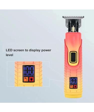 Rechargeable LED Display Hair Clipper Kit - 3 Combs for Fading Trimming & Carving - USB Charging Curved Blades Powerful Performance - Buy Internationally - Buy Online on GoSupps.com