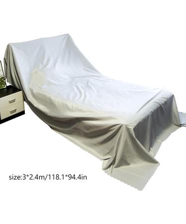 KASFDBMO Drop Cloths Sheet Waterproof Furniture Cover For Extra Large Indoor Storage Tarp For Painting For Couch Cover 3x2.4m - Buy Online on GoSupps.com
