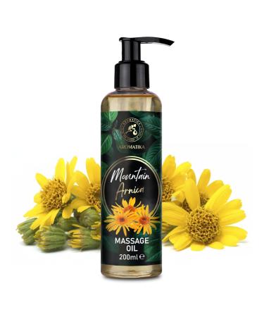 Buy Mountain Arnica Massage Oil 200ml - Pure Natural Body & Cosmetic Oil for Skin Care & Relaxation | Arnika Montana Extract - Buy Online on GoSupps.com