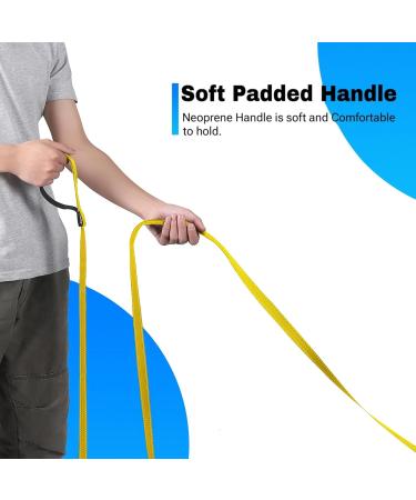 Loutep Reflecting Training Lines for Dogs - Extra Long Leash (3m to 30m) - Strong Nylon Rope with Padded Handle for Large Medium & Small Dogs - Ideal for International Shipping - Buy Online on GoSupps.com
