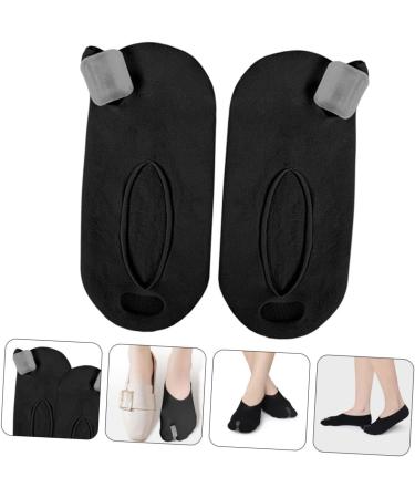 FOMIYES Men's Invisible Boat Socks Separator Tool - Hallux Valgus Stretcher for Men and Women - Black, 1 Pair - Buy Online on GoSupps.com