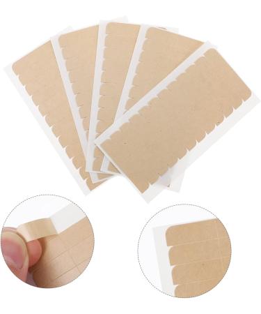 BIUDECO 10 Sheets Wig Glue Paster Wig Tape Double Back Tape Lacefront Wigs Kraft Tape Double Sided Boobtape Tape for Front Lace Wig Hair Extension Accessories Replace Paper Front Support - Buy Online on GoSupps.com