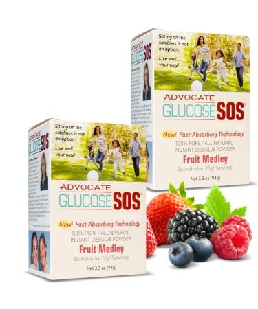 Glucose SOS Glucose Powder - Fruit Medley - 12 Packets 12 Packets Fruit Medley