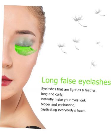 minkissy 15 Pairs Halloween Extra Long False Eyelashes Colorful Eyelashes Bulk Colored Eyelashes Extensions Party Eyelashes Costume Eyelashes Goth Super Long Girl Extend Chemical Fiber - Buy Online on GoSupps.com