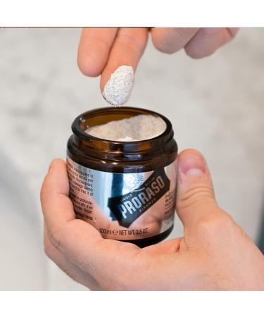 Proraso Exfoliating Beard Paste and Facial Scrub 3.5 oz - Gently cleanse and exfoliate for a fresh and refined look - Buy Online on GoSupps.com
