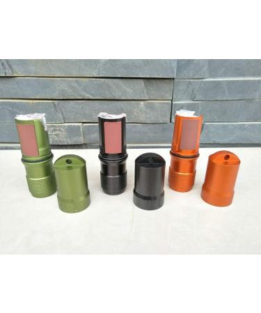 EKLOEN Waterproof EDC Capsule Tube - Portable Outdoor Pill Container (Black) - Buy Online on GoSupps.com