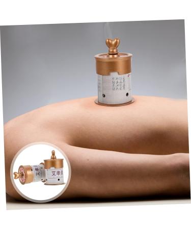 Buy Homsfou Moxibustion Box Set - 3 Pcs Moxa Sticks & Pumpkin Leaf Support Pockets | International Shipping Available - Buy Online on GoSupps.com